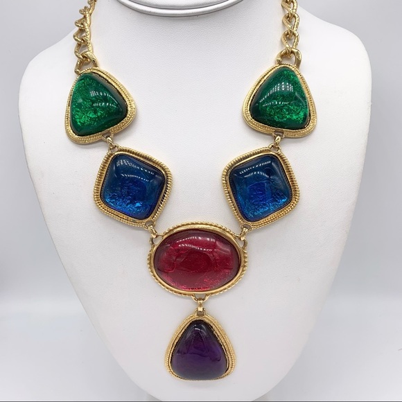 KJL Kenneth Jay Lane for Avon Vintage Gripoix Caprianti Collection Neckace - Picture 1 of 6